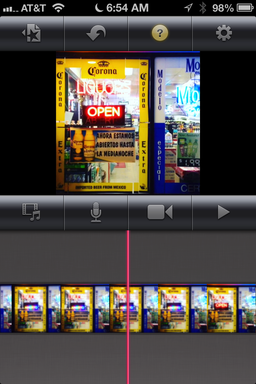 Instagram Video in iMovie for iOS