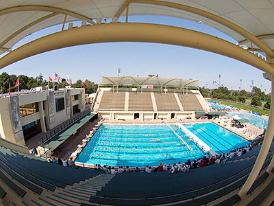 Olympus Zuiko ED 8mm F3.5 Fisheye Lens at Stanford Swim Center 