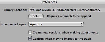 Aperture Preferences