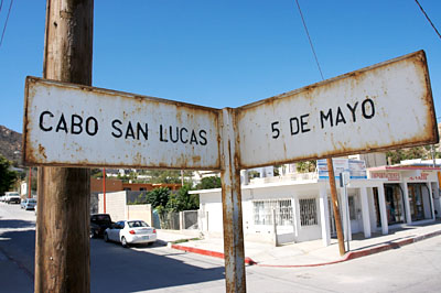 Cabo Street Sign