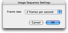 Image Sequence Settings