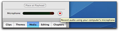 iMovie Voice Record