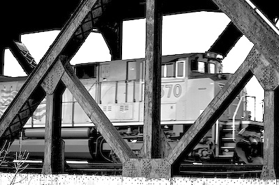 Black & White Train