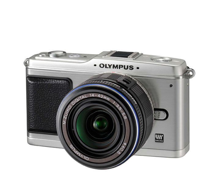 Olympus E-P1 front view