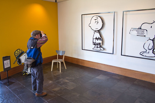 Ed at Schulz Museum