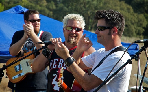 Guy Fieri and Pete Stringfellow