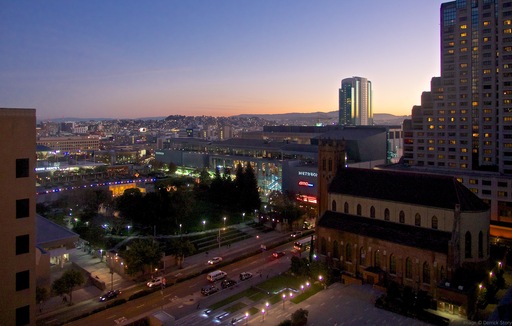 Twilight over Yerba Buena