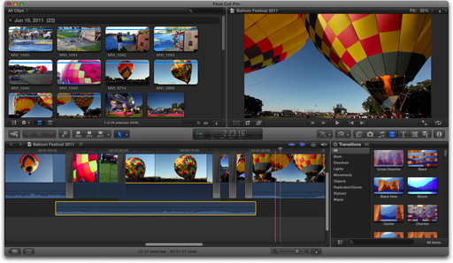 Final Cut Pro X Balloon Festival