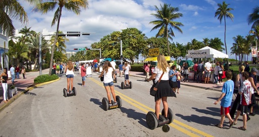 Ocean Drive during Art Deco Weekend