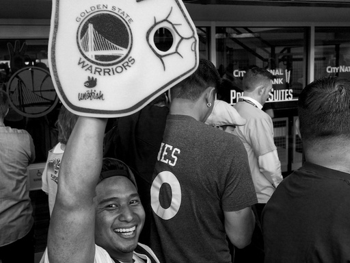 Fan with Foam Finger